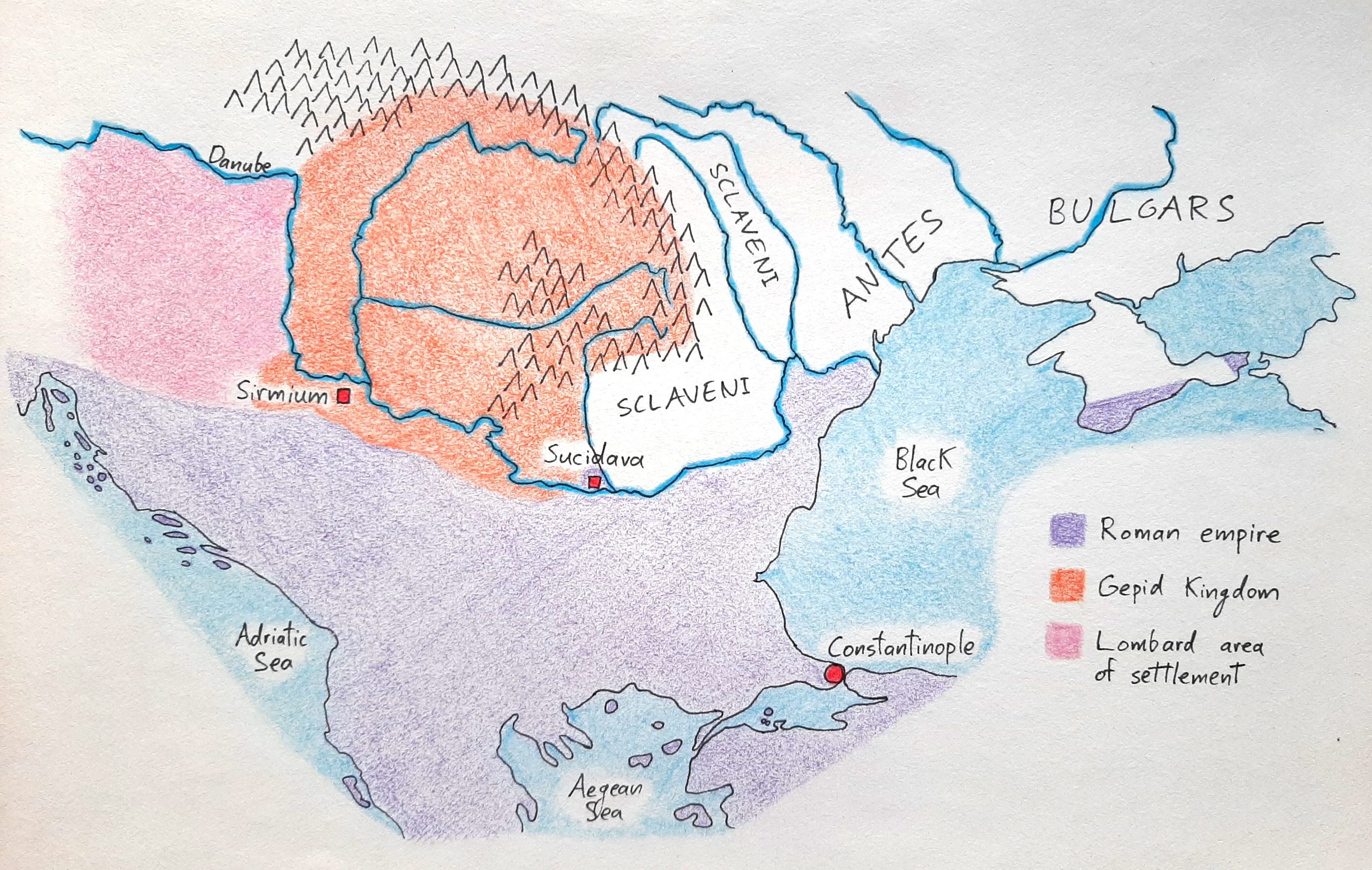 552 CE – The Gepids and Lombards