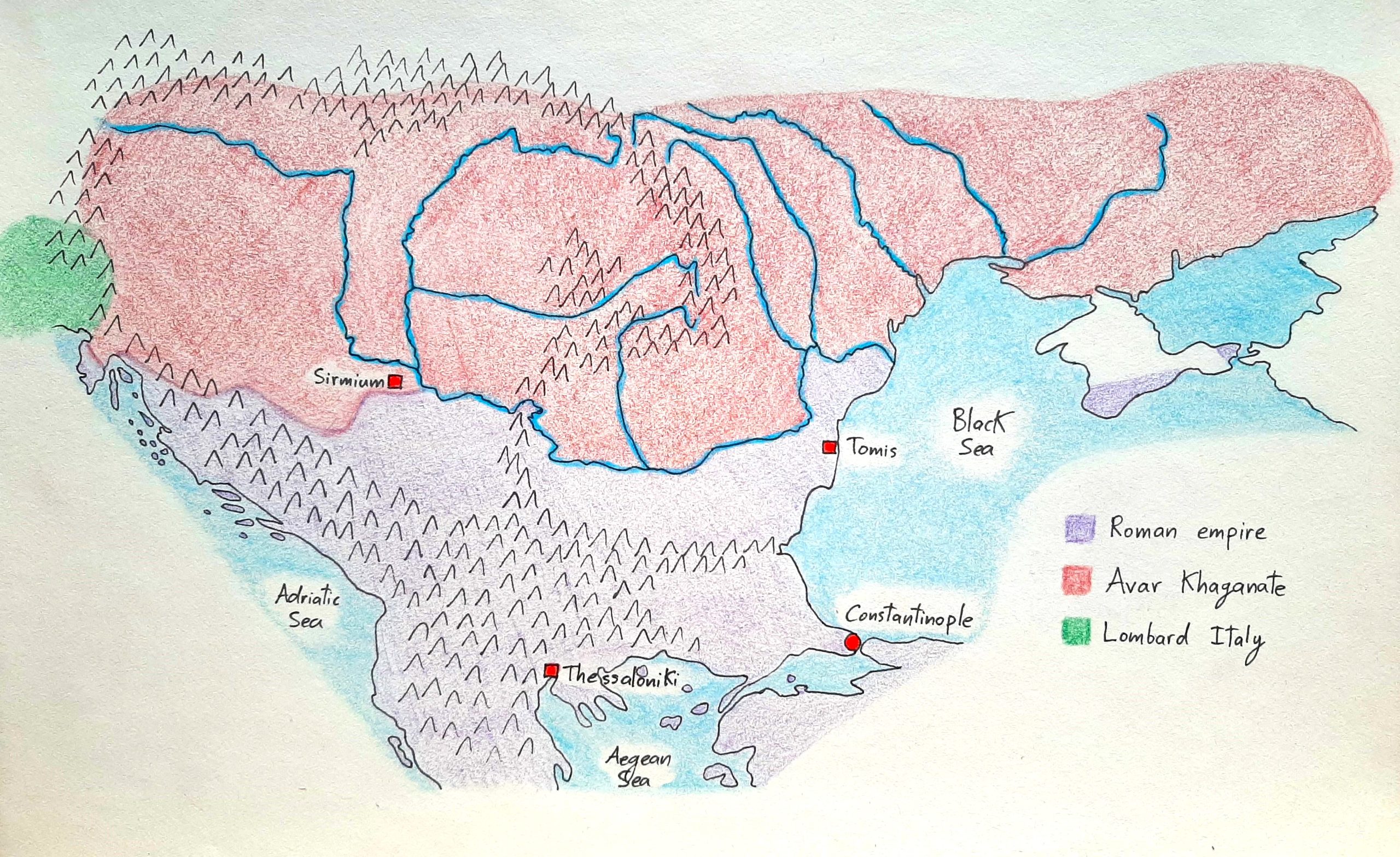 602 CE – The Avar khaganate